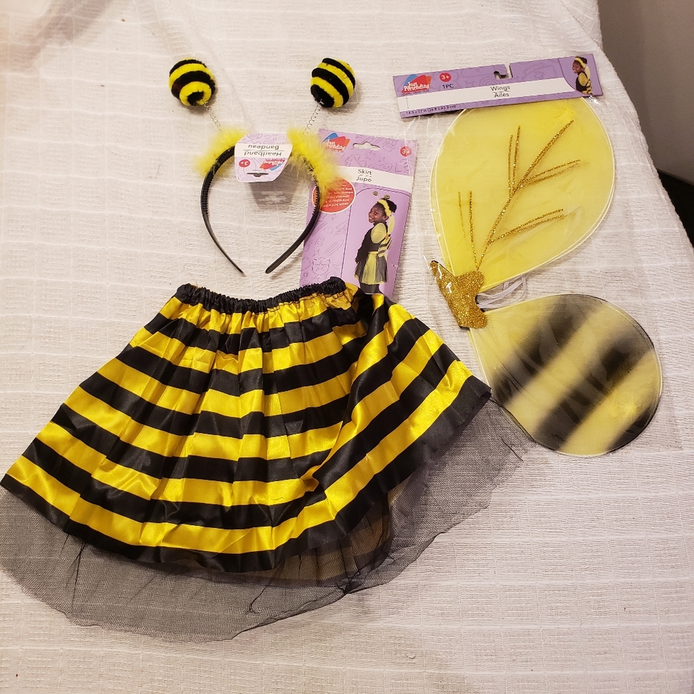 bumblebee costume skirt wings headband
